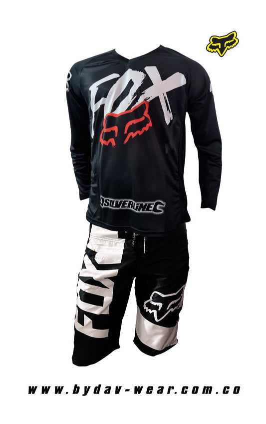CONJUNTO  FOX RIDER BLACK